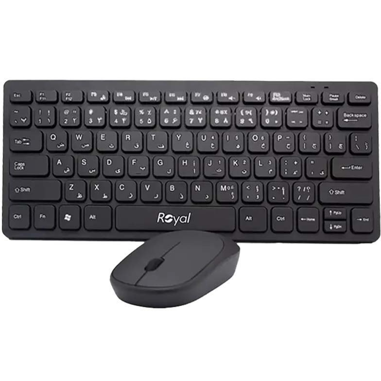 کیبورد و ماوس بیسیم رویال مدل RKM-810