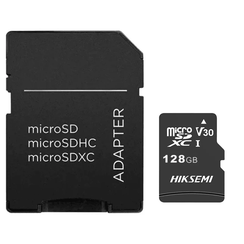کارت حافظه microSDHC هایکسمی مدل HS-TF-C1 کلاس 10 ظرفیت 128 گیگابایت به همراه آدابتور