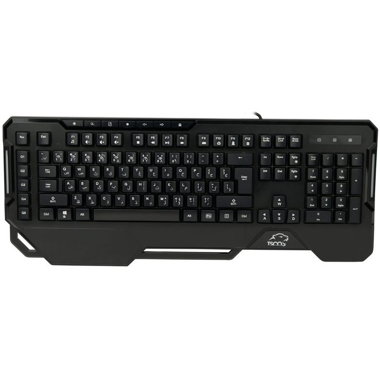 کیبورد گیمینگ تسکو مدل GK8126 با سوییچ ممبران و نورپردازی RGB