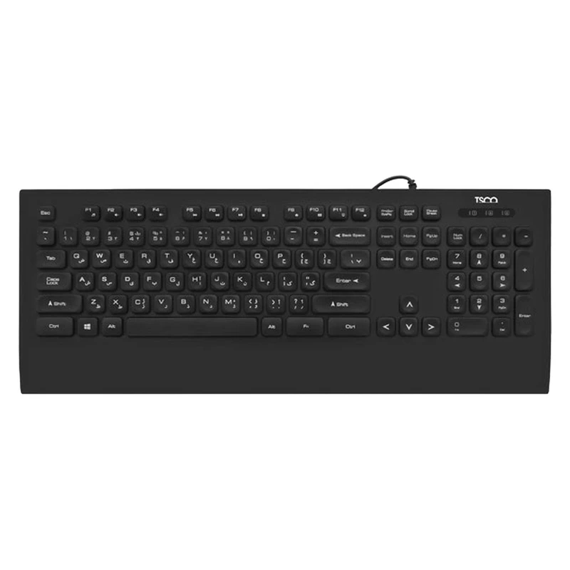 کیبورد تسکو مدل TK 8027، سوییچ ممبران، Full-Size