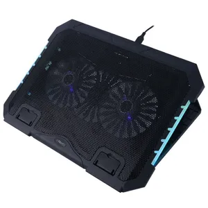 پایه خنک کننده لپ تاپ مارک رویال مدل RFL-325 با قابلیت تنظیم ارتفاع و رنگ RGB